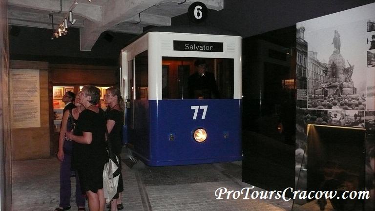 Tram in the Factory in Krakow